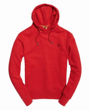 Superdry Collective Férfi Kapucnis Pulóver Piros | OWFXN5769